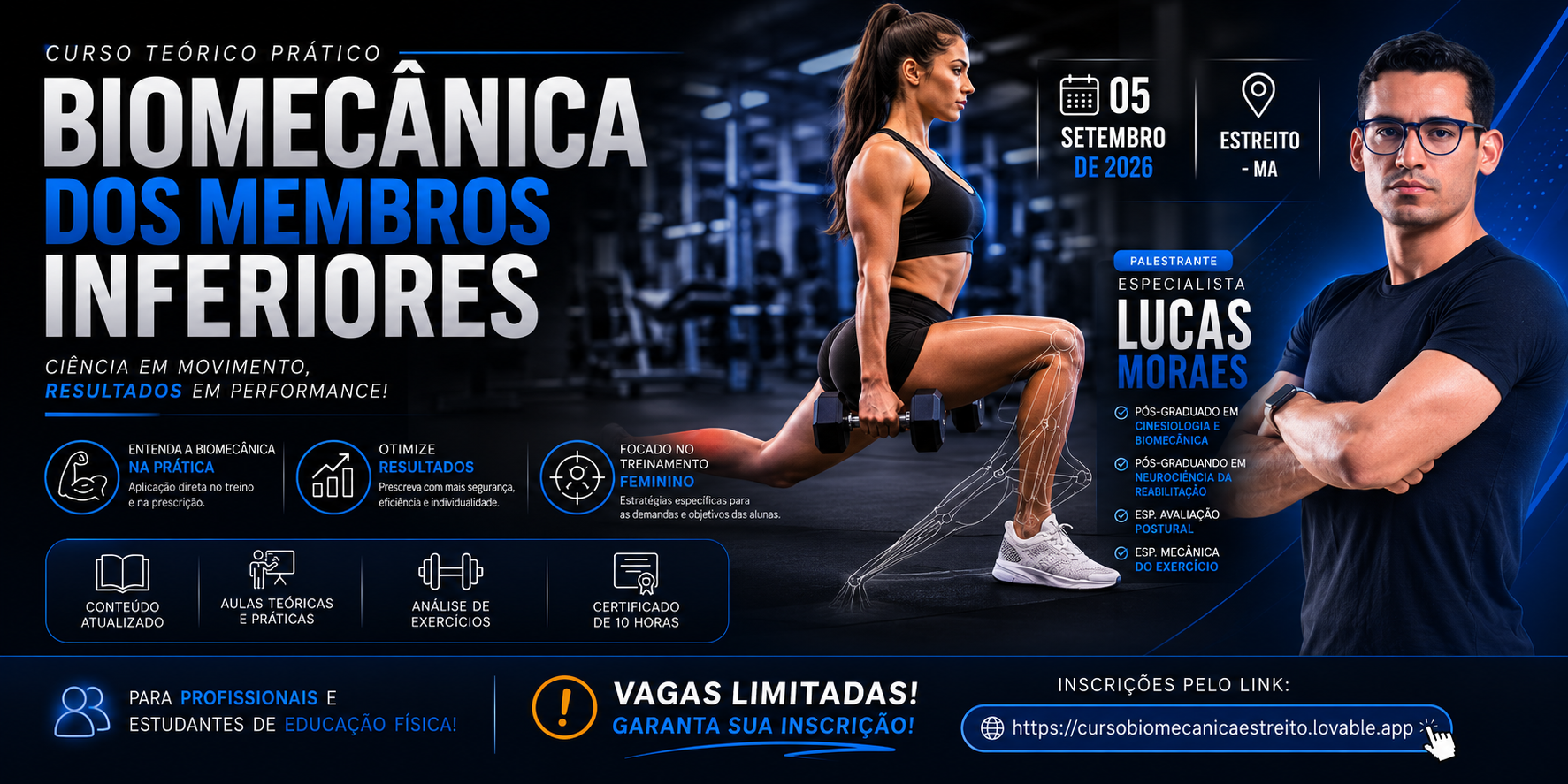 Curso Biomecânica e Avaliação Física Aplicada